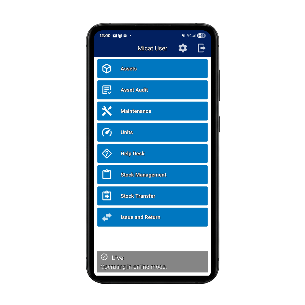 Hardcat Smartphone App Front